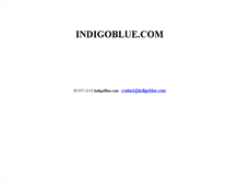 Tablet Screenshot of indigoblue.com